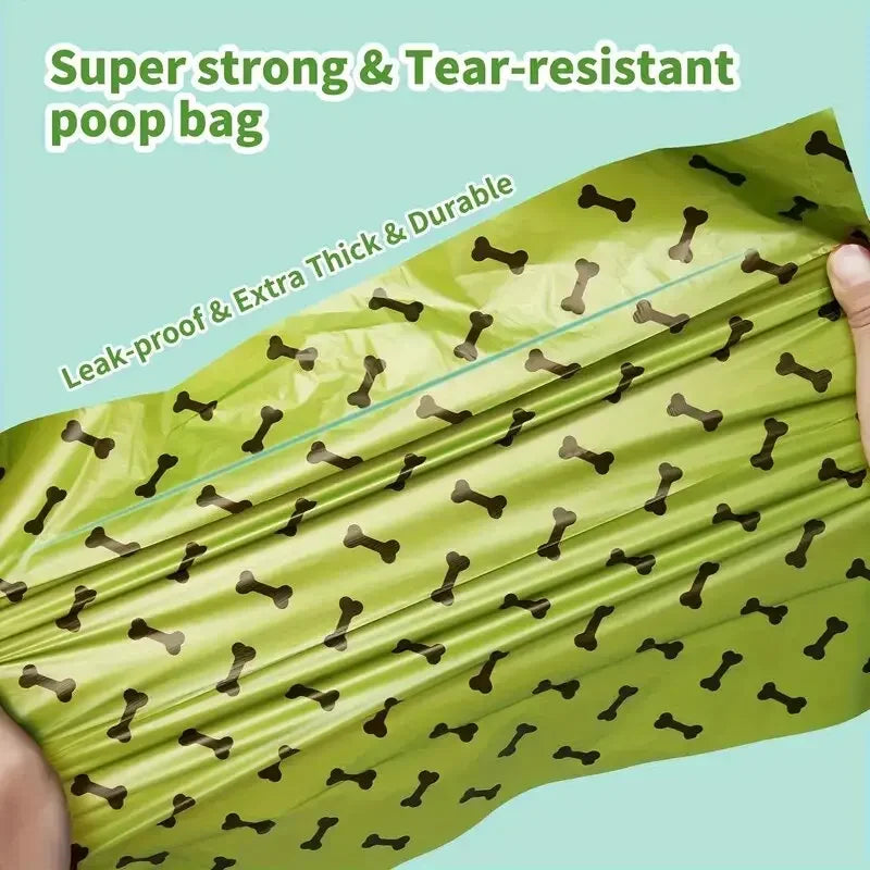 Leak-Proof Dog Poop Bags for Outdoor Walks