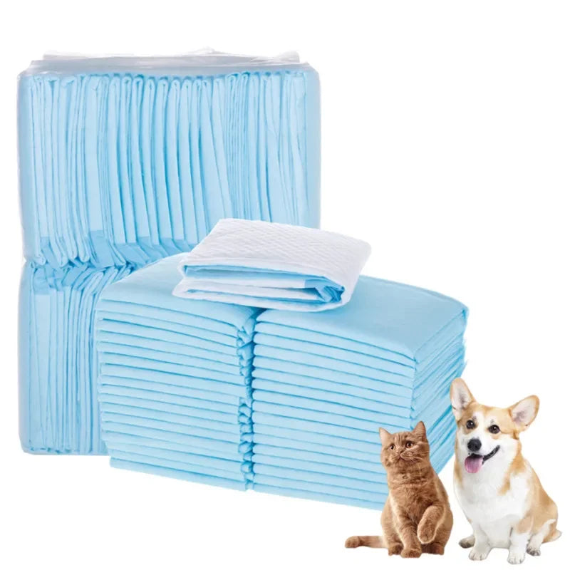 Disposable Puppy Training Pee Pads – Quick-Dry, Absorbent, Multiple Pack Sizes