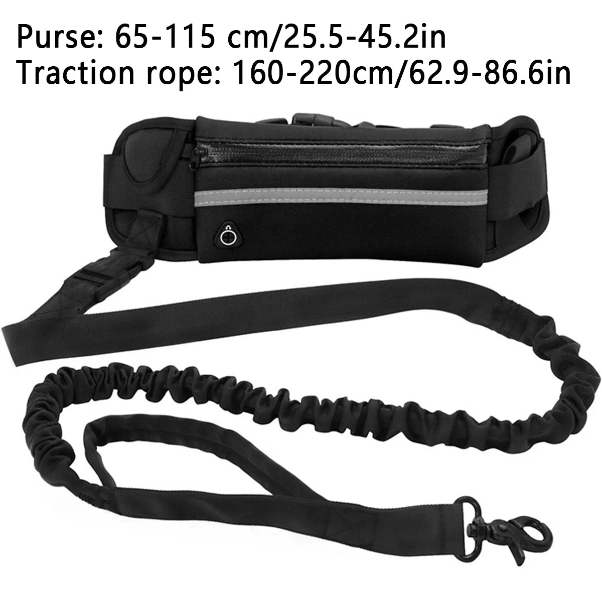Hands-Free Dog Leash with Waist Bag