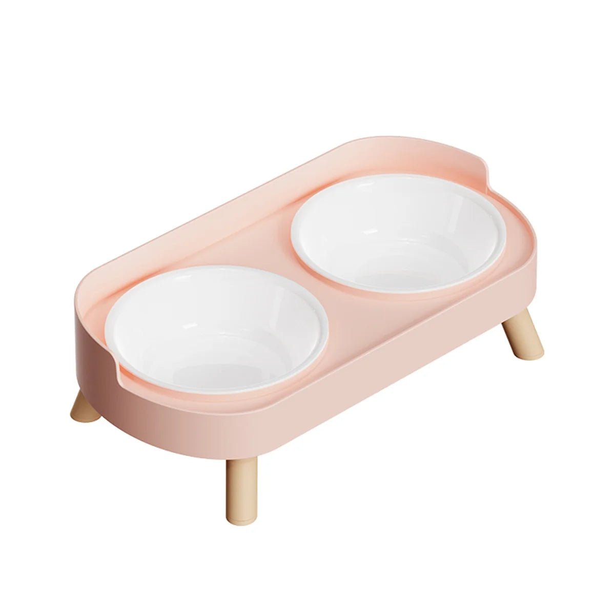 Colorful Stainless Steel Double Pet Bowl