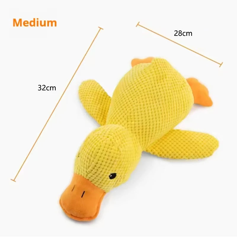 Interactive Duck Plush Dog Toy