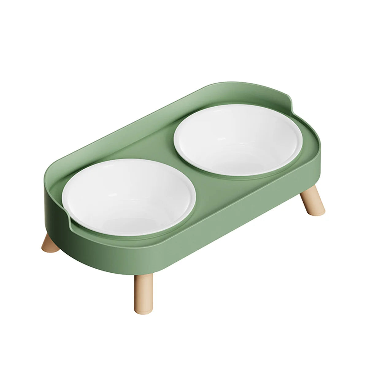 Colorful Stainless Steel Double Pet Bowl