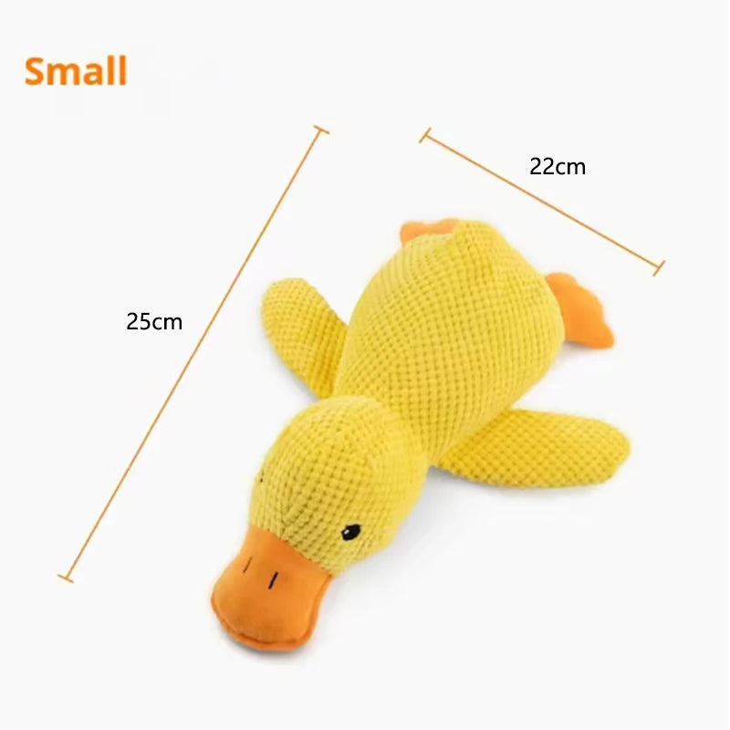 Interactive Duck Plush Dog Toy