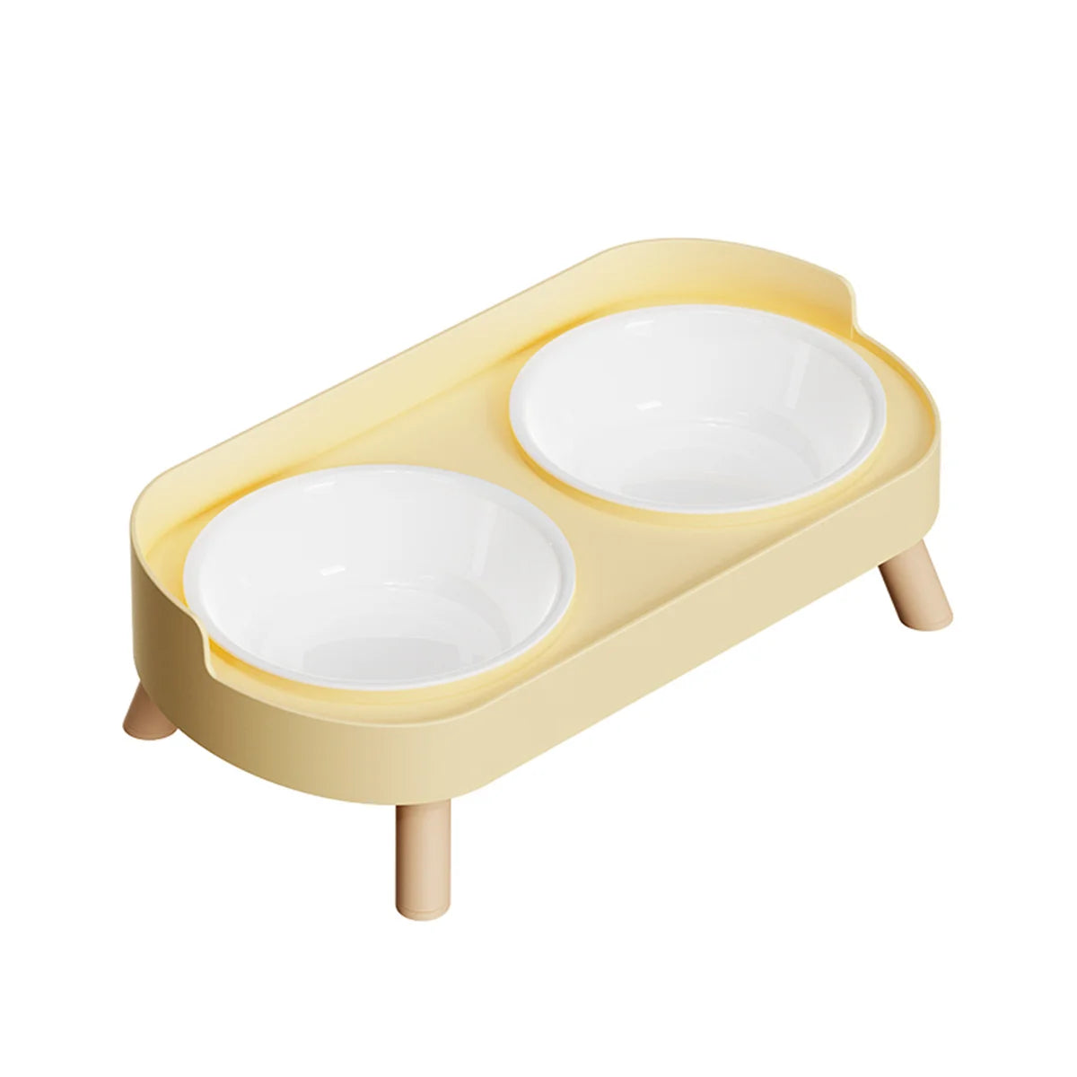 Colorful Stainless Steel Double Pet Bowl