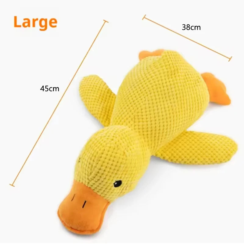 Interactive Duck Plush Dog Toy