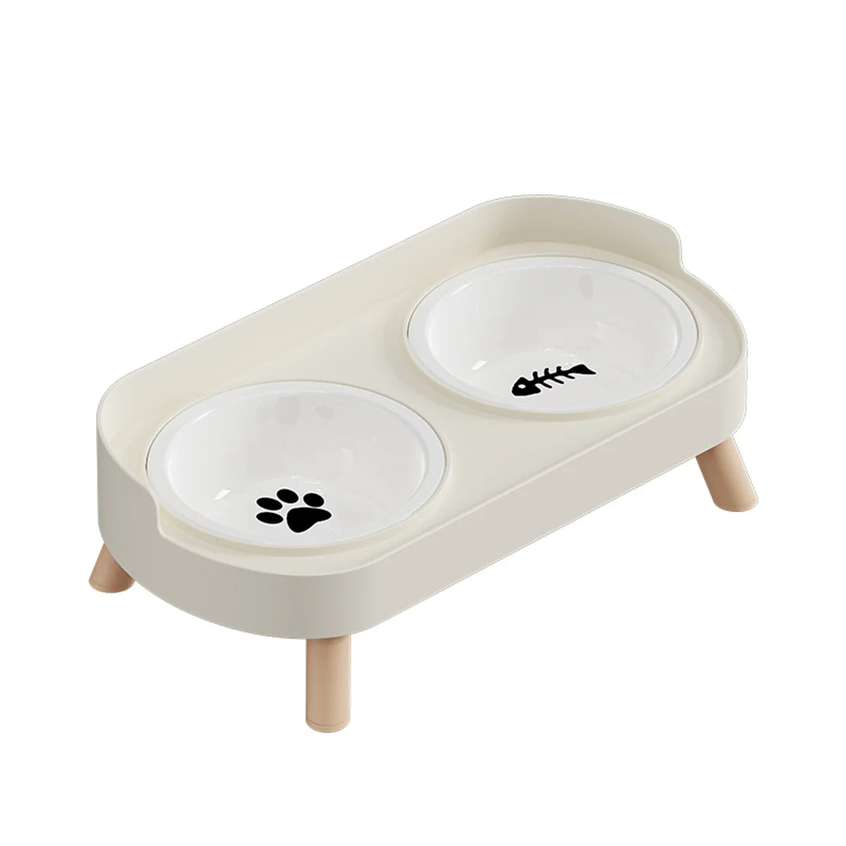 Colorful Stainless Steel Double Pet Bowl