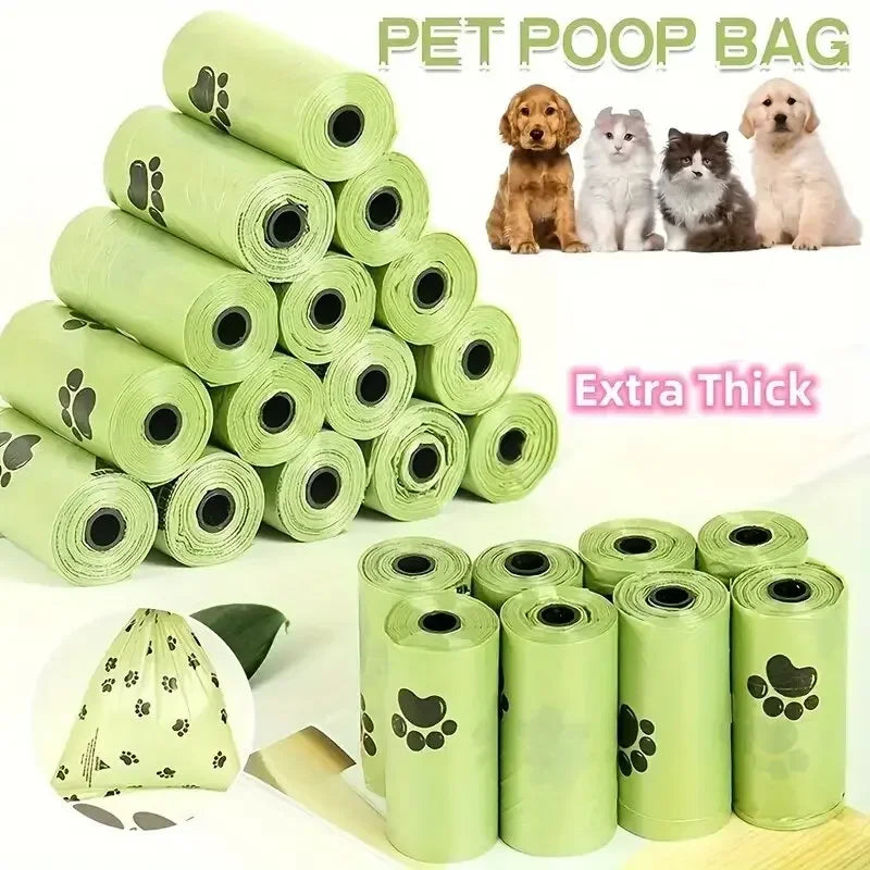 Leak-Proof Dog Poop Bags for Outdoor Walks