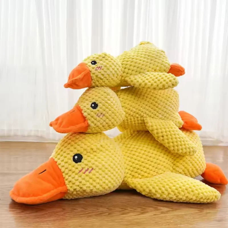 Interactive Duck Plush Dog Toy