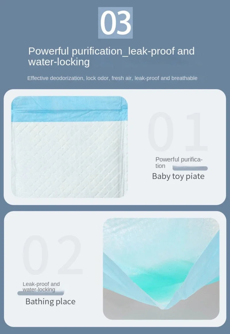 Disposable Puppy Training Pee Pads – Quick-Dry, Absorbent, Multiple Pack Sizes