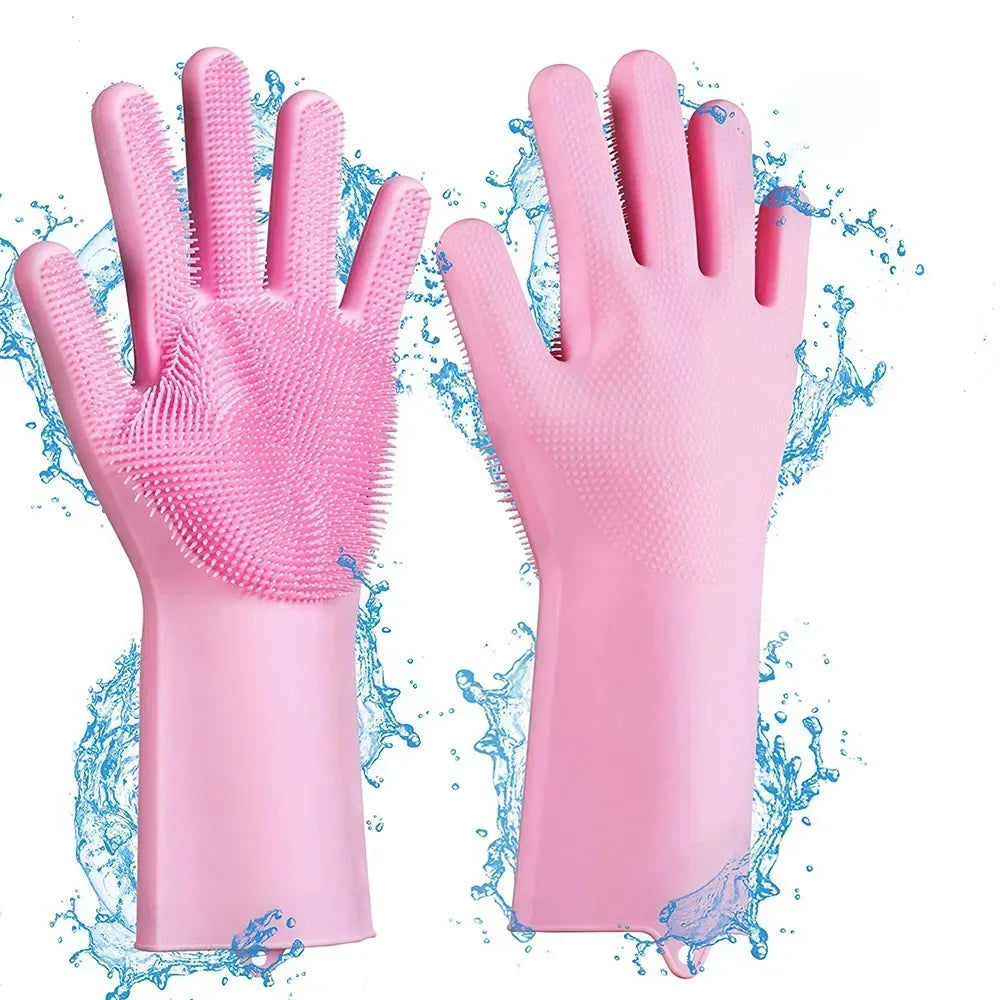 Pet Grooming Bathing Gloves