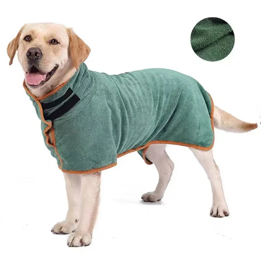 Absorbent Dog Bathrobe