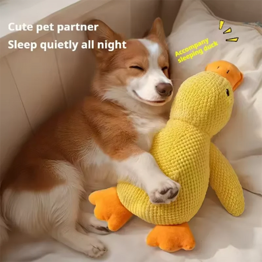 Interactive Duck Plush Dog Toy